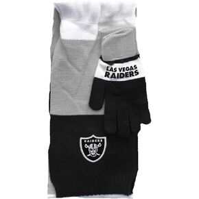 Littlearth Pick Your NFL Team Tri-Color Scarf and Glove Gift Set