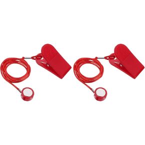 PATIKIL Treadmill Safety Key, Universal Treadmills Magnet Key Replacement Security Stop Key Round Magnetic Safety Switch for Most Treadmill