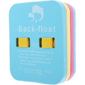 Baluue Back Float for Kids, 4 Layers Swim Belt Kids Back Float with Adjustable Belt and Secure Buckle, Pool Float Swim Trainer Floaties Device for Toddlers Beginners