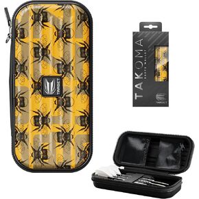 TARGET Darts Ento Takoma Wallets – Buzz Dart Storage Case | Darts Wallet, Dart Carrying Case, Holds 3 Fully Assembled Darts & Dart Accessories, Protective EVA Dart Holder