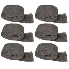 Steel Wool for Mice Control, 6PACK 3" x10 Ft Steel Wool Hole Filler Hardware Cloth, Gap Blocker to Keep Annoying Animals Away from Holes/Wall Cracks/Vents in Garden/House/Garage