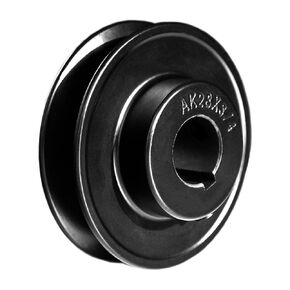 AK28-3/4 Single Groove V-Belt Pulley, 2.8" OD 3/4 Inch Bore V-Belt Sheave, A Belt Section, Cast Iron, for V-Belt