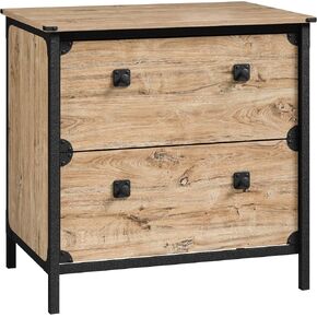 Sauder Steel River Lateral File, L: 30.08" x W: 20.75" x H: 29.53", Carbon Oak Finish