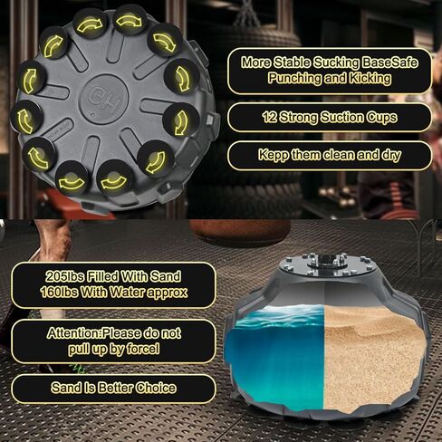 قضيب ملاكمة دوار بزاوية 360 درجة مع كرتين، وحقيبة ملاكمة، وكرة ملاكمة للتدريب مع قضيب عاكس، ارتفاع قابل للتعديل، للبالغين والأطفال in Kuwait