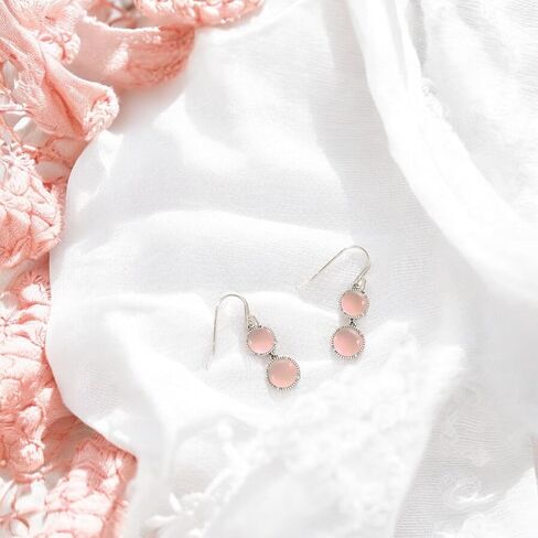 Recycled Antique Black Depression Glass and Sterling Silver Double Take Earrings in Kuwait