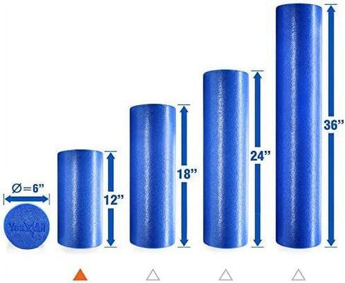 Yes4All Soft-Density Round PE 12/18/ 24/36 inch Foam Rollers for Muscle Massage, Yoga Core Exercise & Physical Therapy in Kuwait