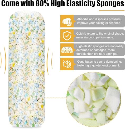 كيس ملاكمة مملوء للبالغين، حقيبة معلقة من جلد البولي يوريثان بطول 4 أقدام مع حشو إسفنجي 11 رطل وقفازات 12 أونصة، حقيبة ركل ثقيلة معدات ملاكمة لتدريب الكاراتيه كيك بوكسينغ في صالة الألعاب الرياضية المنزلية in Kuwait