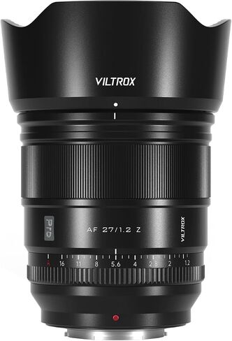VILTROX 27mm F1.2 Pro Level Z Mount Lens Autofocus Lens f/1.2 Large Aperture APS-C Lens Compatible with Nikon Z9 Z8 Z7 Z6 Z5 Z50 Z30 ZFC Nikon Z Mount Cameras Lens in Kuwait