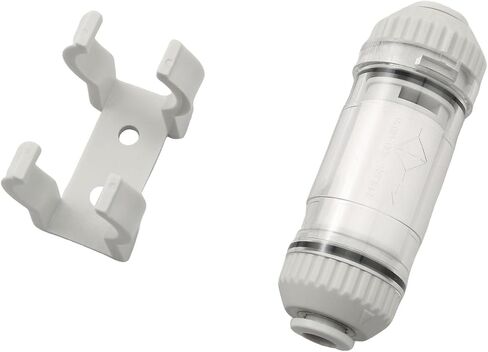 TAODAN 2PCS Air Vacuum Precision Filter Pneumatic Pipeline Air Filtration Effect ZFC200-06B (Snap-in Type) with 2 Replaceable Hose Nylon Filter Cores in Saudi Arabia