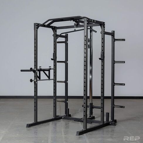 رف الطاقة REP Fitness PR-1100 - قفص رفع بوزن 700 رطل لتدريب الأثقال in Kuwait