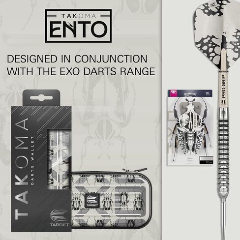 TARGET Darts Ento Takoma Wallets – Buzz Dart Storage Case | Darts Wallet, Dart Carrying Case, Holds 3 Fully Assembled Darts & Dart Accessories, Protective EVA Dart Holder in Saudi Arabia
