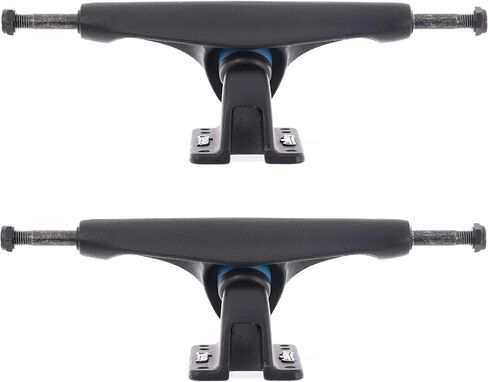 الشاحنات 9.0 بوصة شاحن تزلج عكسي Kingpin Trucks، أسود مع أزرق (مجموعة من 2) in Kuwait