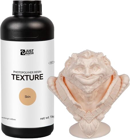 3D Printer Resin Texture Resin, Matte Textured Resin, 405nm Standard Photopolymer Resin, High Precision and Wide Compatibility 3D Printing Resin, 1KG - Skin in Saudi Arabia
