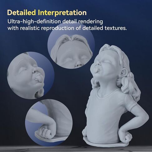 3D Printer Resin Texture Resin, Matte Textured Resin, 405nm Standard Photopolymer Resin, High Precision and Wide Compatibility 3D Printing Resin, 1KG - Skin in Saudi Arabia