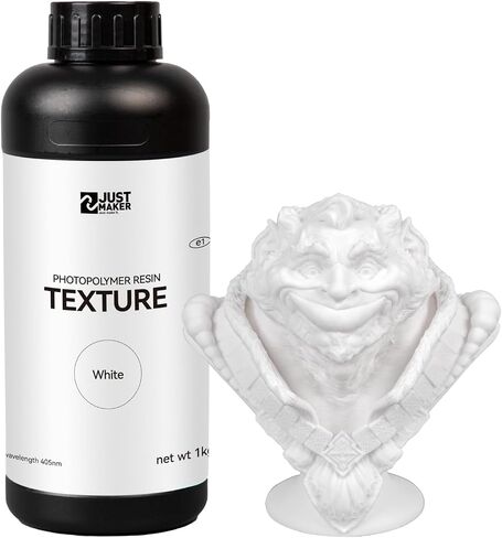 3D Printer Resin Texture Resin, Matte Textured Resin, 405nm Standard Photopolymer Resin, High Precision and Wide Compatibility 3D Printing Resin, 1KG - Skin in Saudi Arabia