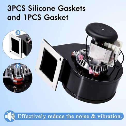 A-E-027 Exhaust Blower Fan for Breckwell Big E, P22, P23, P24, P26, P2000, P2700 Pellet Stove, Combustion Blower for US Stove & USSC 5040 Pellet Stove in Saudi Arabia
