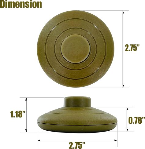 مفتاح دواسة قدم مكون من 4 قطع من UL-Listed، مفتاح مضمّن لمصباح أرضي مستدير مع زر خطوة، تركيب سهل DIY لاستبدال التحكم في تشغيل وإيقاف المصباح الأرضي (أسود) in Kuwait