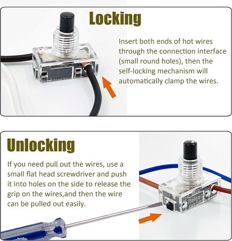 مفتاح دواسة قدم مكون من 4 قطع من UL-Listed، مفتاح مضمّن لمصباح أرضي مستدير مع زر خطوة، تركيب سهل DIY لاستبدال التحكم في تشغيل وإيقاف المصباح الأرضي (أسود) in Kuwait