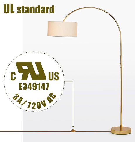 مفتاح دواسة قدم مكون من 4 قطع من UL-Listed، مفتاح مضمّن لمصباح أرضي مستدير مع زر خطوة، تركيب سهل DIY لاستبدال التحكم في تشغيل وإيقاف المصباح الأرضي (أسود) in Kuwait