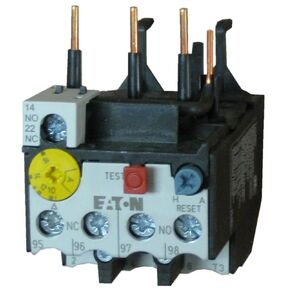 CUTLER HAMMER XTOB016CC1 Thermal Overload Relay, BIMETALLIC, Wire Connection Type, 1NO/1NC Contact, Class 10 Trip, 12-16 A, 3-Pole, XTOB Series