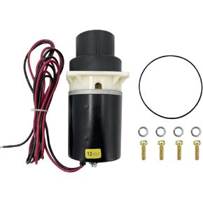 37072-0092 Replacement for Jabsc-o Marine Designer Series & Quiet Flush Marine Toilet Pump Kit, Waste Pump Assembly Compatible with Jabsc-o Toilet Series 37045, 37245, 37055, 37255, 37075, 37275(12V)