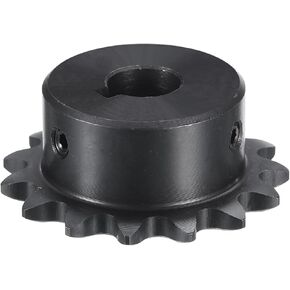 uxcell #35 Chain Roller Sprocket B Type, 1/2" Bore 15 Tooth Single Strand Chain Sprocket, Carbon Steel, Keyway with Set Screws in Saudi Arabia