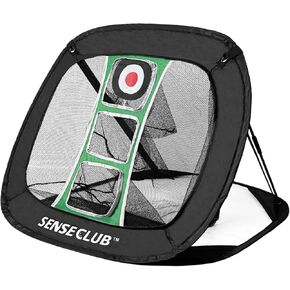 Golf Chipping Net & Floating Chipping Green, Backyard Golf Practice Net with Mat, Outdoor Golf Target with Balls, Funny Golf Games Boys Golf Gifts