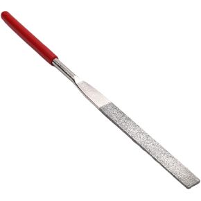 Auniwaig 150 Grit 4mm x 160mm Flat Diamond Needle File Small Needle File For Metal Sanding Sanding Jewelers Hobby Wood And More 1pcs