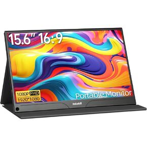 شاشة Intehill 4K المحمولة لأجهزة الكمبيوتر المحمول MacBook وMini PC شاشة كمبيوتر محمولة عالية الجودة مقاس 16 بوصة بدقة 3840x2400 ونسبة ذهبية U16NA in Kuwait