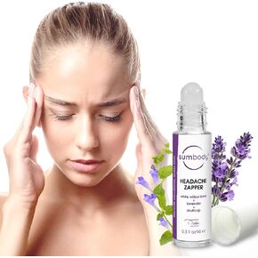 Fatigue Zapper Roll-On Blend, Boosts Energy, Motivation, Mental Focus, Aromatherapy with Lemon, Peppermint, and Rosemary Therapeutic Grade Essential Oils