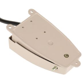 YWBL-WH Momentary Foot Pedal Switch EKW-5A-B Normally Open Momentary Control Foot Pedal Switch Aluminum Housing 380V AC 220V DC 5A, Electrical Accessories