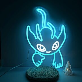 Meteorite Neon Sign FF7 LED Neon Sign for Gamer Room Decor Gaming Neon Sign for Room Decor Neon Gaming Sign for Gaming Wall Decor USB Powered Gamer Gifts 11.8 * 11IN