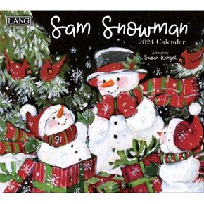 LANG Sam Snowman 2025 Wall Calendar (25991001939)