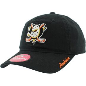ZHATS Women's NHL Officially Licensed Adjustable Hat Girlfriend Icon Black
