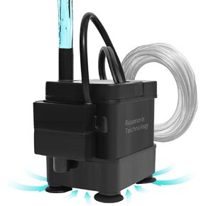 Small Pump With Level Sensor 110V Automatic Submersible Water Pump Mini HVAC Condensate Pump For Dehumidifier,Air Conditioner, Ice Maker, Furnace,Air Cooler,Auto Shut Off,PM01