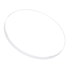 Watch Glass Crystal Lens, 34.5mm Diameter 1.5mm Thick, Round Flat Mineral Ultra-Clear Watch Glass Replacements - (Applications: for Watchmaker DIY Repairs)