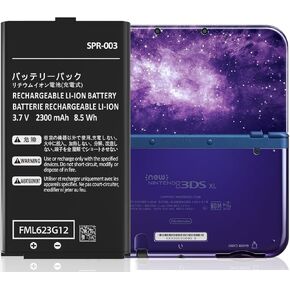 HamnaKhu DSi XL Battery, UTL-003 Replacement Battery for Nintendo DSi XL DS XL UTL-003 DSi LL UTL-001 C UTL-A-BP 2023 【Upgrade】 Game Player Battery (Not for Nintendo DSi NDSi DS Lite)