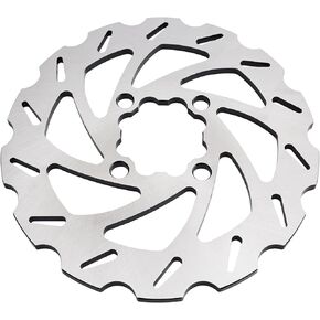 Rear Brake Disc Rotor ATV 220mm Fit for YAMAHA BANSHEE 350 1987-2006, BLASTER 200 1988-2006, WARRIOR & WOLVERINE 350 1995-2005, Raptor 660R 2001-200, 2XJ-25831-50-00 2GU-25831-51-00