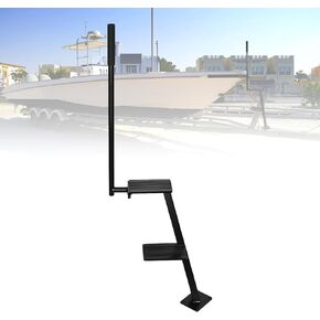 Boat Trailer Steps with Handle Heavy Duty 2 Steps Boat Boarding Steps Universal Fit Boat Trailer Tongue Steps Fit for Bass Boat Trailer Pontoon Boats in Kuwait
