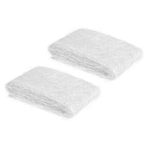 MECCANIXITY 2 Pcs Fiberglass Mat, 0.75 Oz Fiberglass Chopped Strand Mat 1x1m(39'' Wide x 1.09yd Long) for Cars Boats Vacuum Bagging Molding Composites Repair