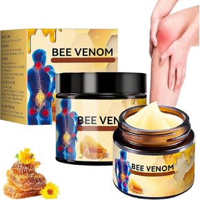 2 PCS Bee Venom Cream, Bee Venom Advanced Joint and Bone Cream, Bee Venom Joint Gel, New Bee Venom Professional Cream, Bee Venom Joint Relief Cream for Back, Knee, Hands, Neck, Feet