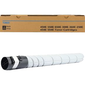 OFFICE-COLOR TN516 TN515 TN514 TN513 TN512 TN324 TN326 Black Toner Cartridges Compatible for Konica Minolta Bizhub 308E 458E 558E 658E 368E 454E 554E Printer Toner (1 Black)