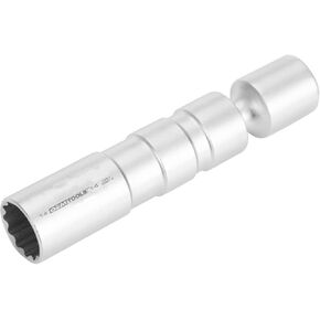 OEMTOOLS 22813 3/8" Drive 14 mm x 12 Pt. Thin Wall Spark Plug Socket, 12" Extension, Works on BMWs, Minis and More, Fits into Tight Spaces, Plug Retainer Holds Tight to Loose Spark Plugs