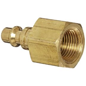 Dixon Valve and Coupling DCP2023B Brass Air Chief Industrial Interchange Air Fitting, Quick-Connect Plug, 1/4" Coupler x 3/8" NPT Female Thread, 37 CFM Flow Rating