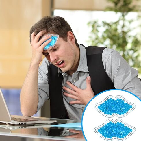 TrelaCo 60 Pcs Lip Ice Pack Bulk Gel Ice Pack Reusable Boo Boo Ice Packs for Kids Ice Bags for Injuries Lip Shape Mini Ice Pack Cold Compress for Headaches, Tired Eyes, Swelling, Teeth Pain Relief in Kuwait