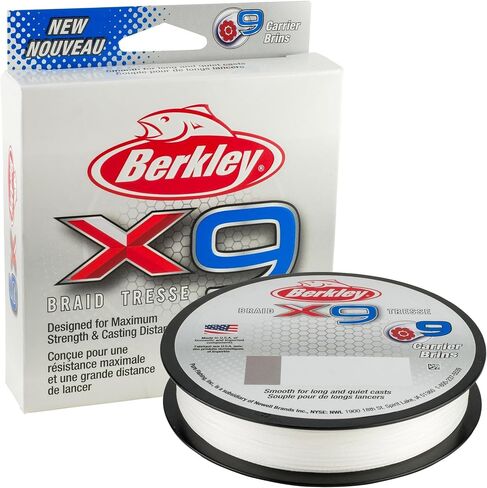 Berkley x9 Braid Superline, Suitable for Freshwater Environments in Saudi Arabia