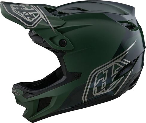 Troy Lee Designs D4 Composite Full-Face Mountain Bike Helmet. Max Ventilation Lightweight MIPS EPP EPS Racing Downhill DH BMX MTB - Adult Men Women - Lightning in Kuwait