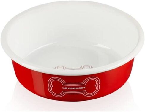 Le Creuset Enamel on Steel Large Dog Bowl, 6 Cups, Dark Blue in Kuwait