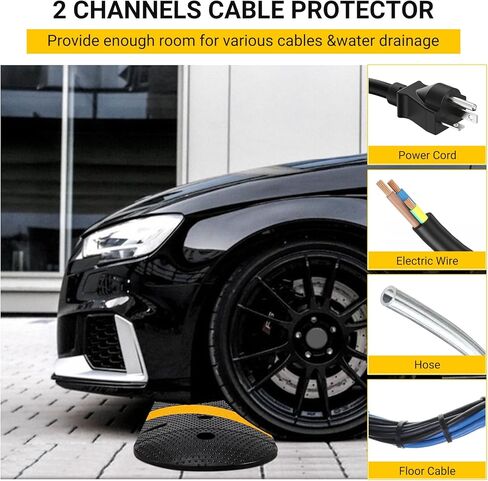 مطب سرعة مطاطي بطول 6 أقدام، مطبات سرعة مع 8 براغي، حزمة من مطبات سرعة إجمالية واحدة للطريق، لموقف السيارات، المدرسة، المستودع، الفندق، تصنيف 66000 رطل، مع محطة * قطعتان in Kuwait