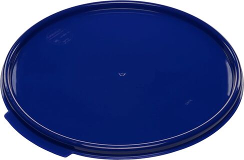 Carlisle FoodService Products Storplus Round Food Storage Container Lid with Stackable Design for Catering, Buffets, Restaurants, Polypropylene (Pp), 12 To 22 Quarts, Royal Blue, (Pack of 6) in Saudi Arabia